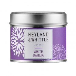 雪白大理花香氛燭罐